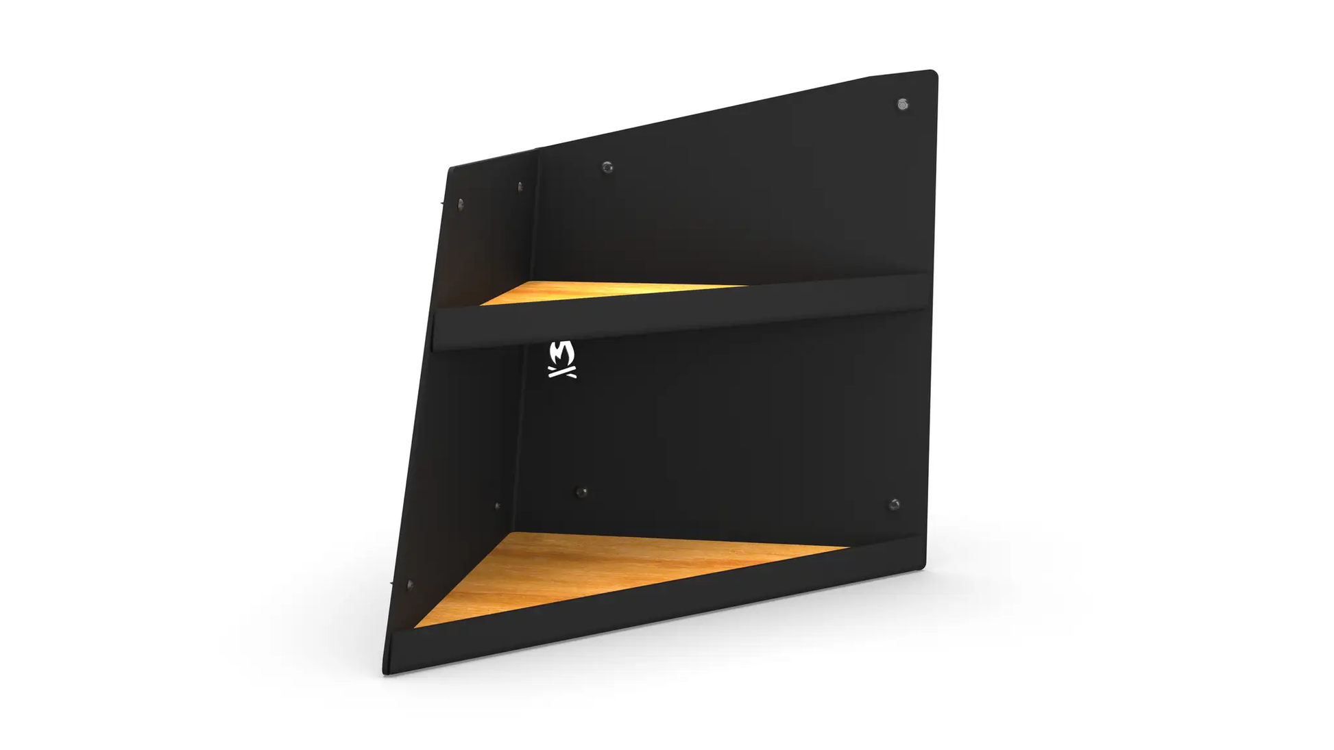 Flatline Van Co. Left Hand Angled Shelf - Black by Flatline Van Co.