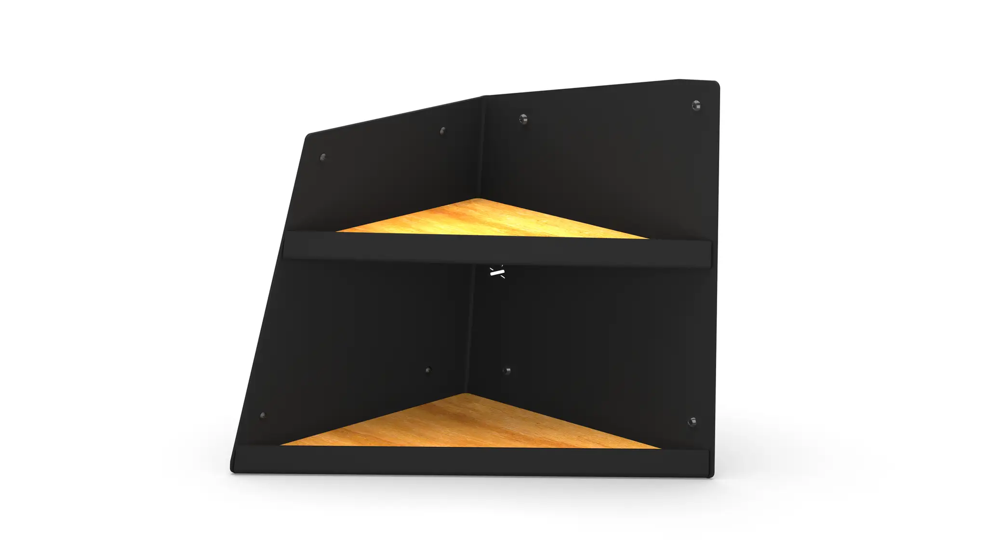 Flatline Van Co. Left Hand Angled Shelf - Black by Flatline Van Co.