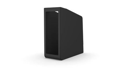 Flatline Van Co. 6" Open Shelf - Black by Flatline Van Co.