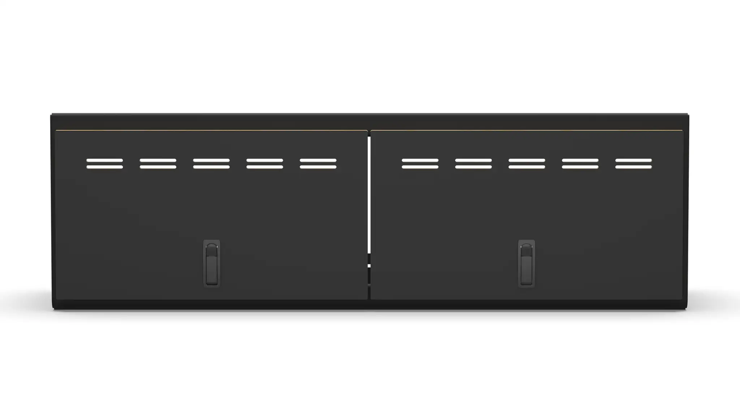 Flatline Van Co. 48" Upper Cabinet Black - Black Door by Flatline Van Co.