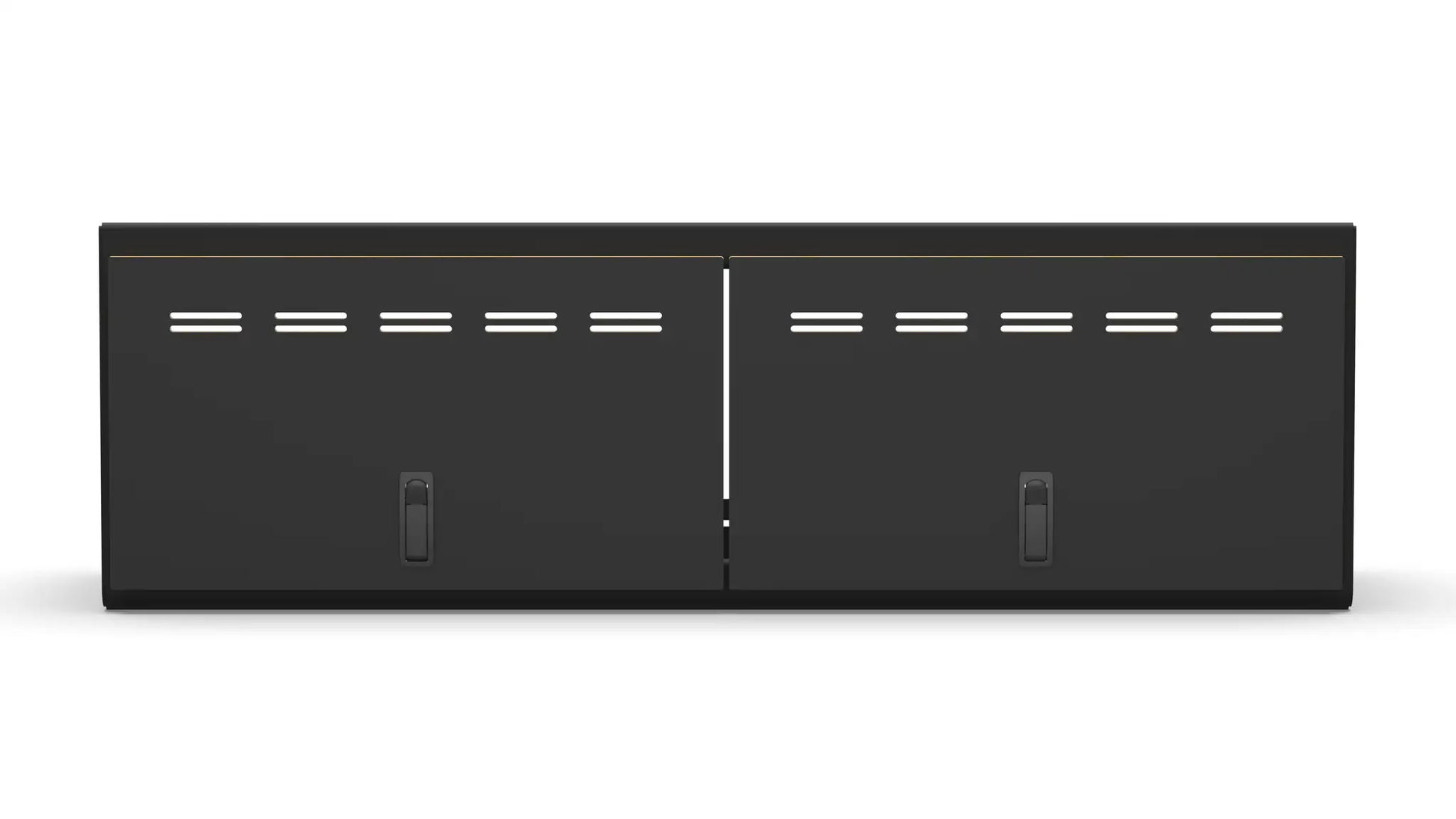 Flatline Van Co. 48" Upper Cabinet Black - Black Door by Flatline Van Co.