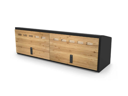 Flatline Van Co. 48" Upper Cabinet Black - Bamboo Door by Flatline Van Co.