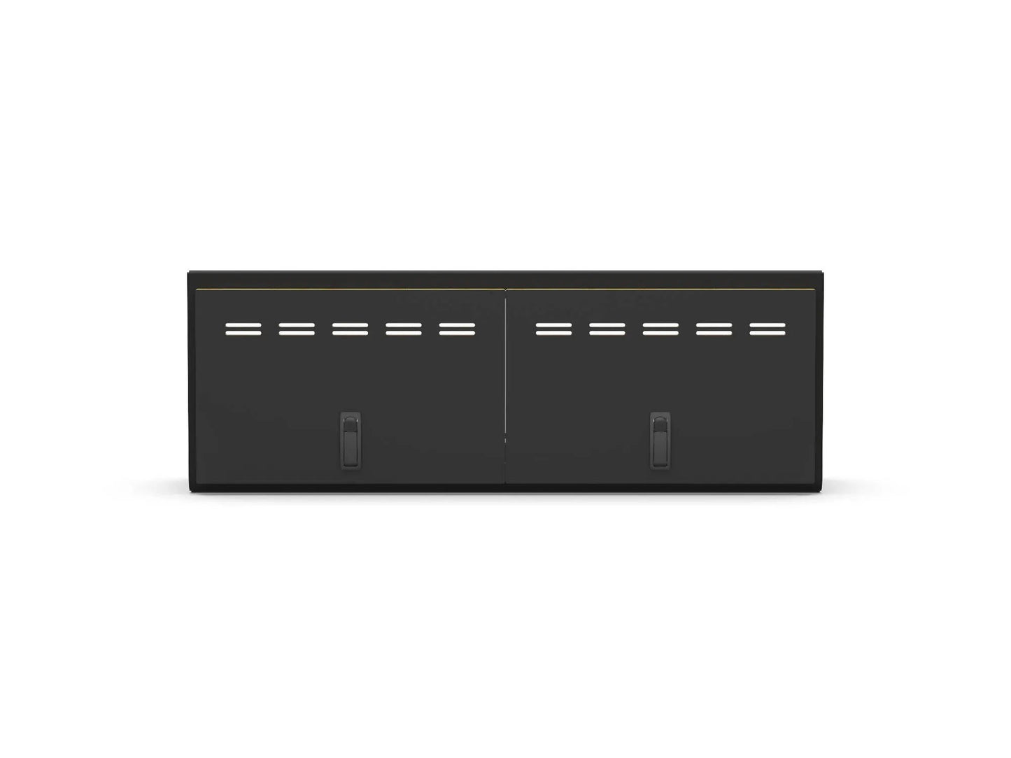 Flatline Van Co. 40" Shallow Upper Cabinet Black - Black Door by Flatline Van Co.