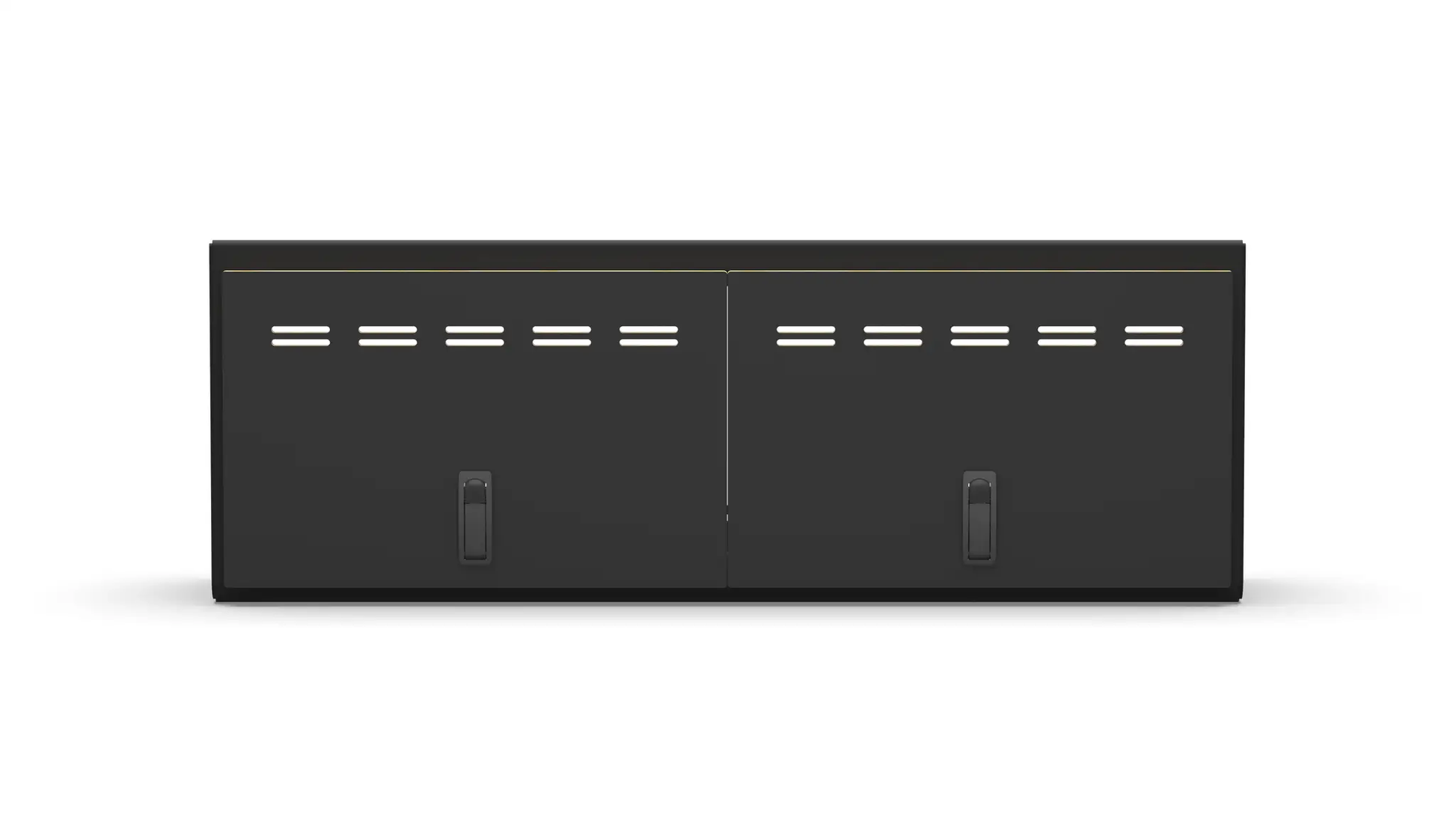 Flatline Van Co. 40" Shallow Upper Cabinet Black - Black Door by Flatline Van Co.