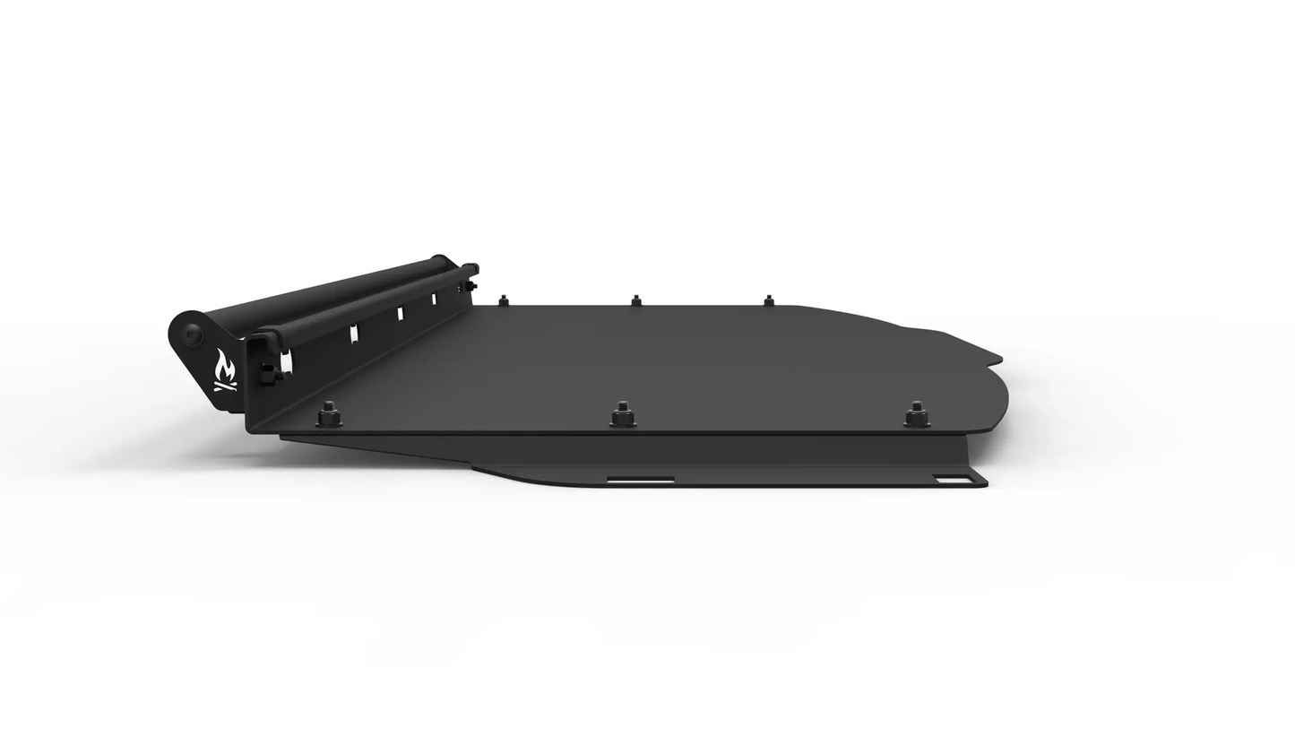 Flatline Van Co. 2015-2025 Ford Transit Headliner Shelf + Curtain Rod by Flatline Van Co.
