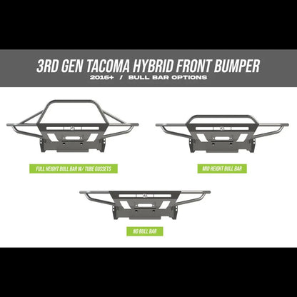 C4 Fabrication Tacoma Hybrid Front Bumper / 3rd Gen / 2016-2023 by C4 Fabrication
