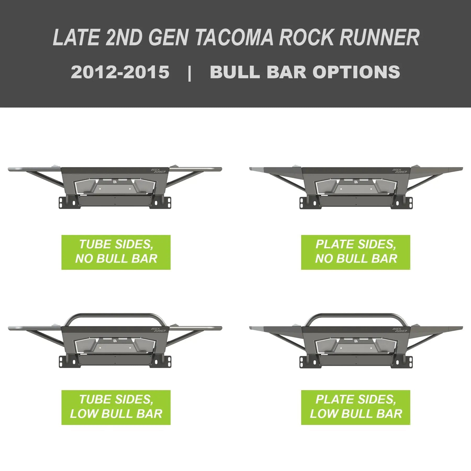C4 Fabrication Tacoma Rock Runner Front Bumper / 2nd Gen / 2005-2015 by C4 Fabrication