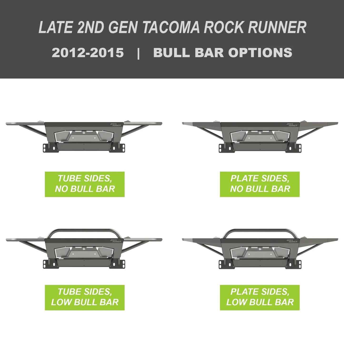 C4 Fabrication Tacoma Rock Runner Front Bumper / 2nd Gen / 2005-2015 by C4 Fabrication