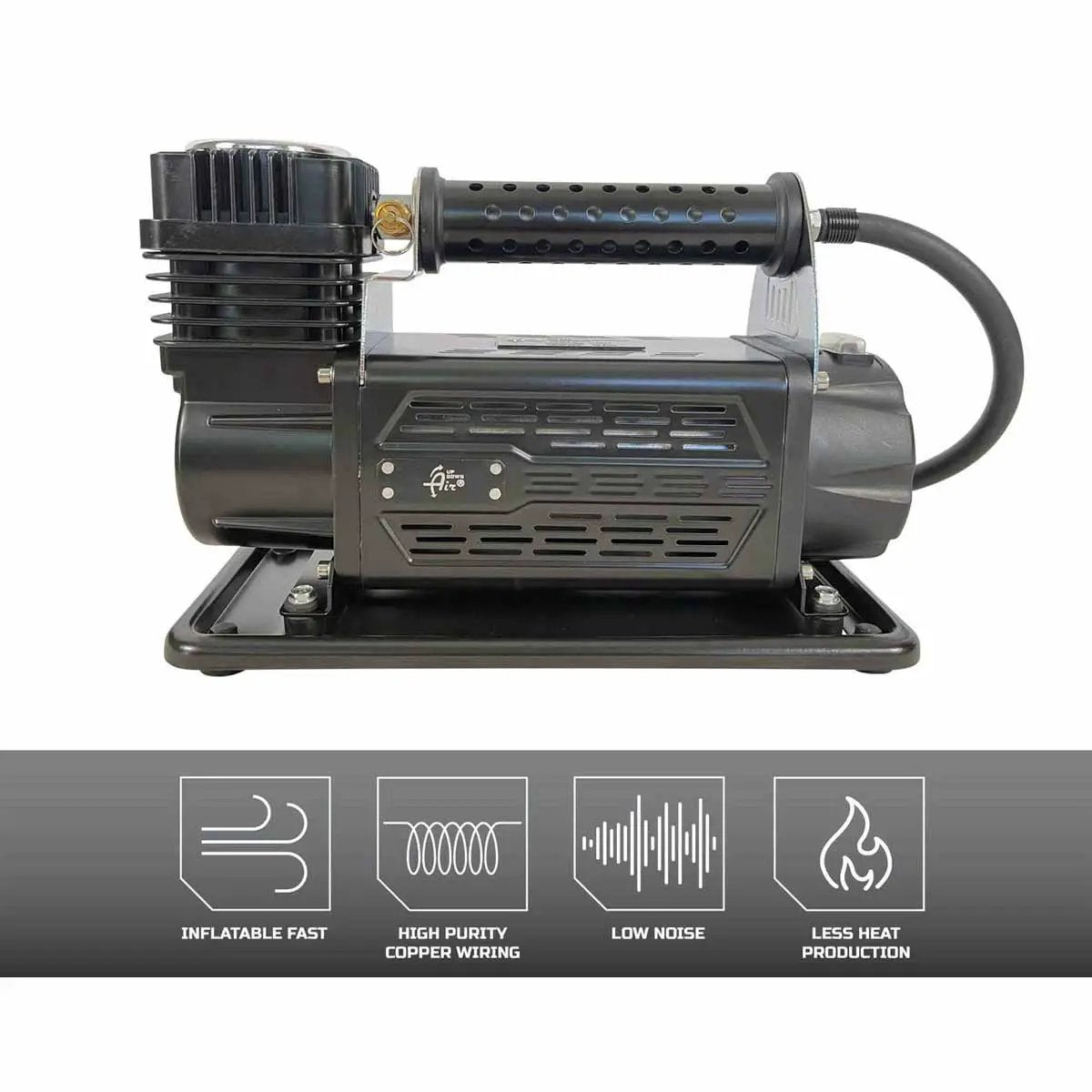 UDA EGOI Portable Air Twin Compressor System 5.6 CFM With Storage Bag, Hose & Attachments - Single Motor by UDA