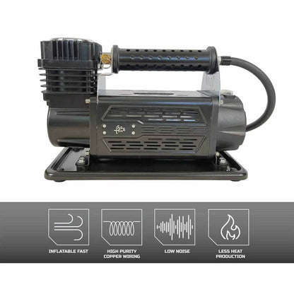 UDA EGOI Portable Air Twin Compressor System 5.6 CFM With Storage Bag, Hose & Attachments - Single Motor by UDA