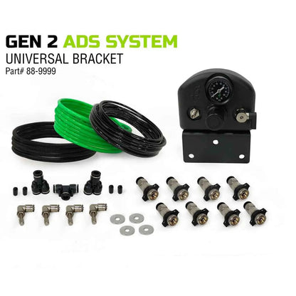 UDA 4 Tire Inflation System Universal With Box, Fittings, Hoses & Storage Bag - Black by UDA