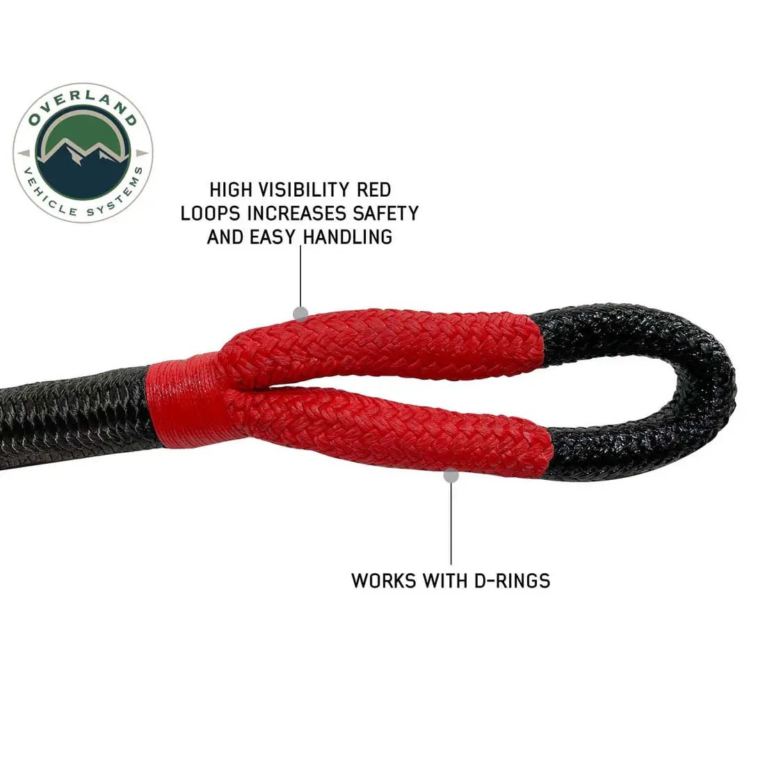 OVS Brute Kinetic Recovery Strap 1" x 30" With Storage Bag by OVS