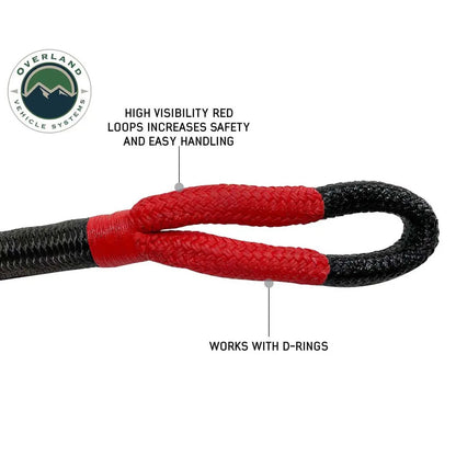 OVS Brute Kinetic Recovery Strap 1" x 30" With Storage Bag by OVS