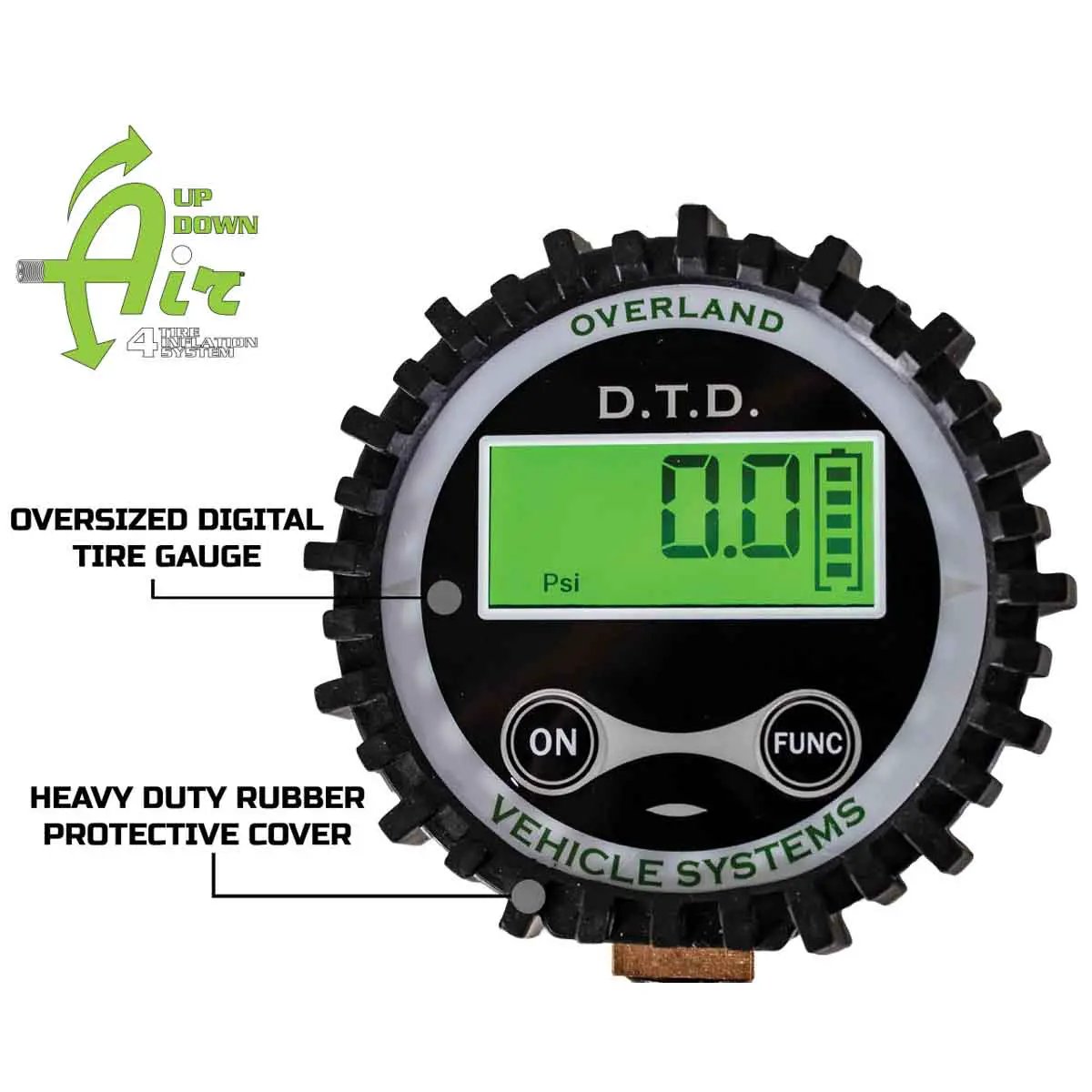 UDA Digital Tire Deflator with Valve Kit & Storage Bag by UDA