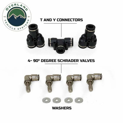 UDA 4 Tire Inflation System - Jeep Engine Mount With Box, Fittings, Hoses & Storage Bag - Black by UDA