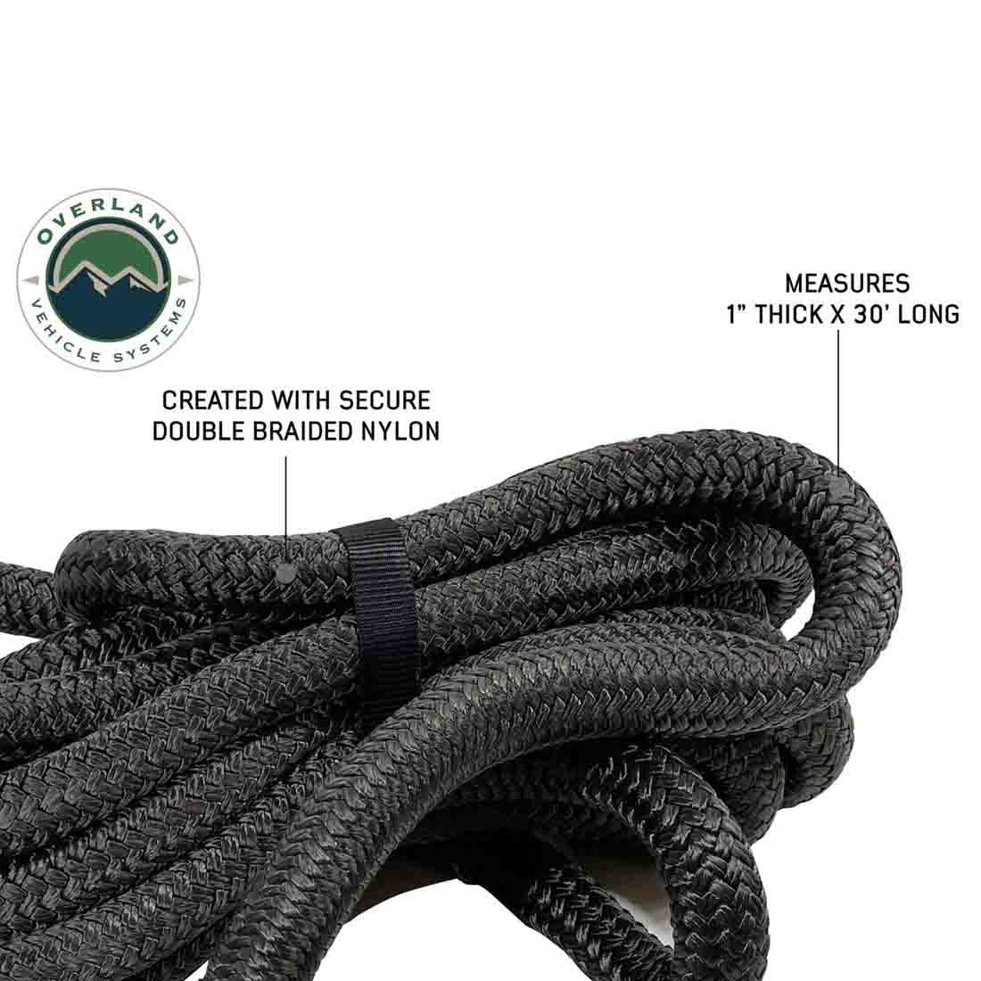 OVS Brute Kinetic Recovery Strap 1" x 30" With Storage Bag by OVS