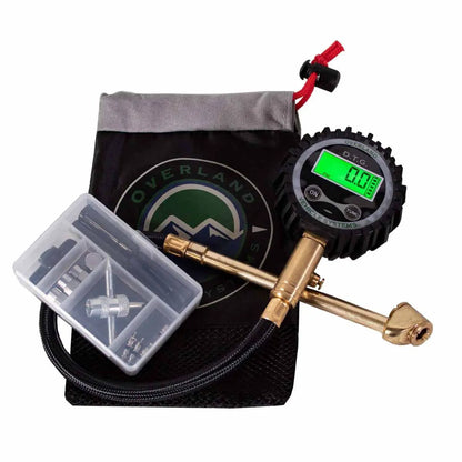 UDA Digital Tire Gauge with Valve Kit & Storage Bag by UDA