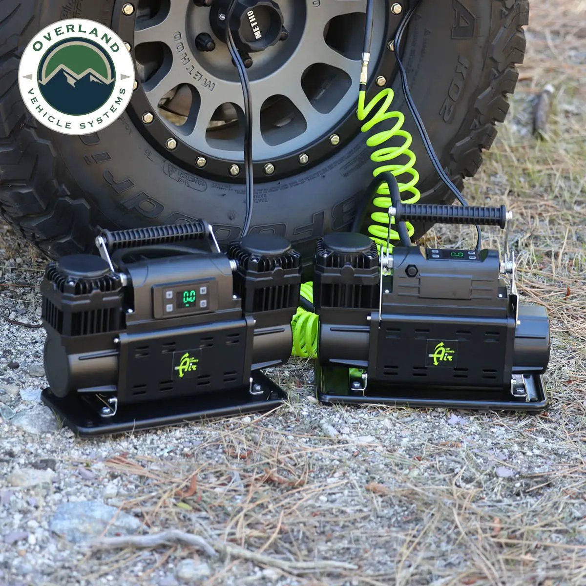 UDA EGOI Portable Air Twin Compressor System 7.0 CFM With Digital Control Panel, Storage Bag, Hose & Attachments - Single Motor by UDA