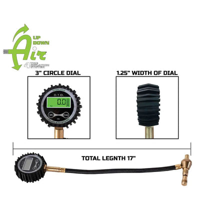 UDA Digital Tire Deflator with Valve Kit & Storage Bag by UDA