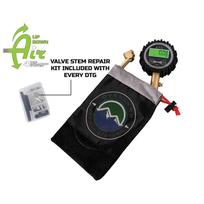 UDA Digital Tire Gauge with Valve Kit & Storage Bag by UDA