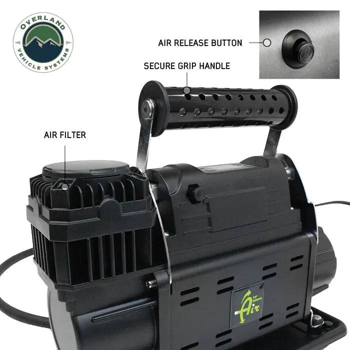 UDA EGOI Portable Air Twin Compressor System 7.0 CFM With Digital Control Panel, Storage Bag, Hose & Attachments - Single Motor by UDA
