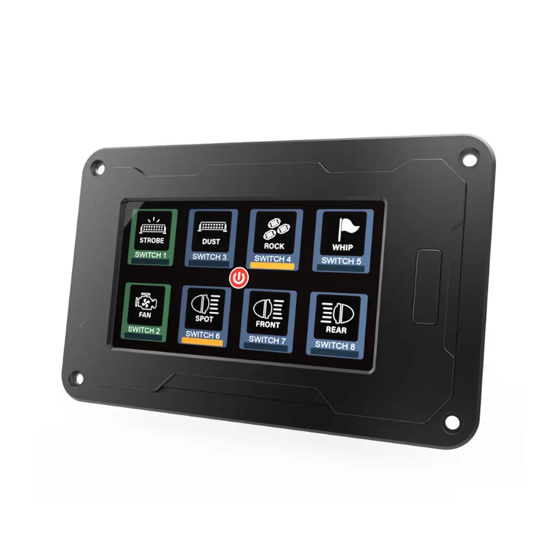 Acumen The Legend Panel with 4.3-inch Touchscreen for 8-Gang in-Car Power Switch Box by Acumen Camera