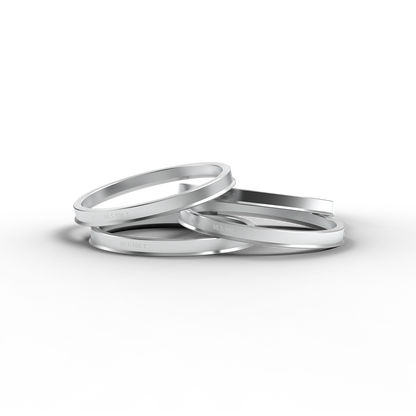 NYTOP 106.1 mm to 95.1 mm Hub Centric Adapter Ring Kit by NYTOP