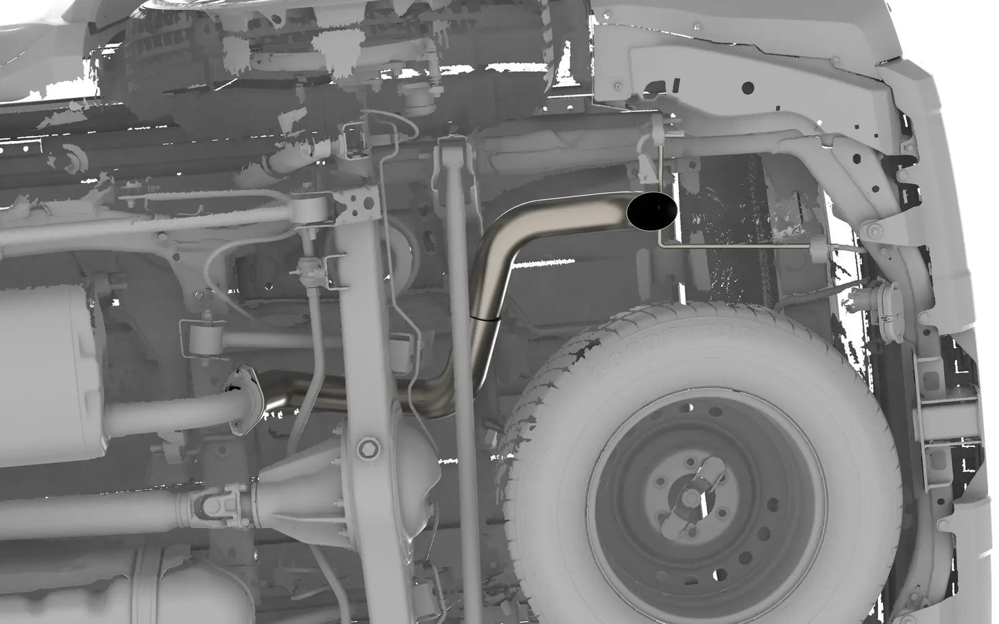 NYTOP 2025-Current Toyota 4Runner Titanium Axle Dump Exhaust by NYTOP