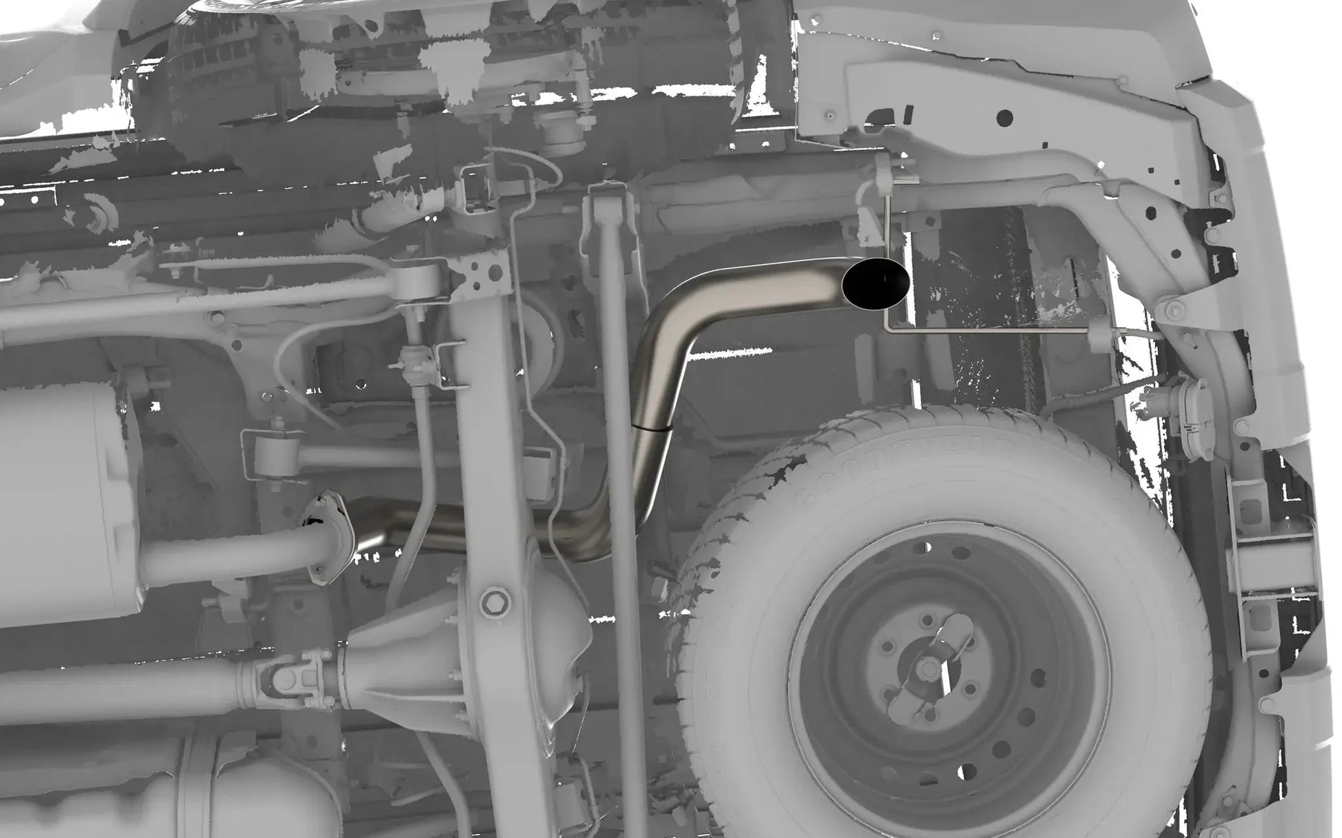 NYTOP 2025-Current Toyota 4Runner Titanium Axle Dump Exhaust by NYTOP