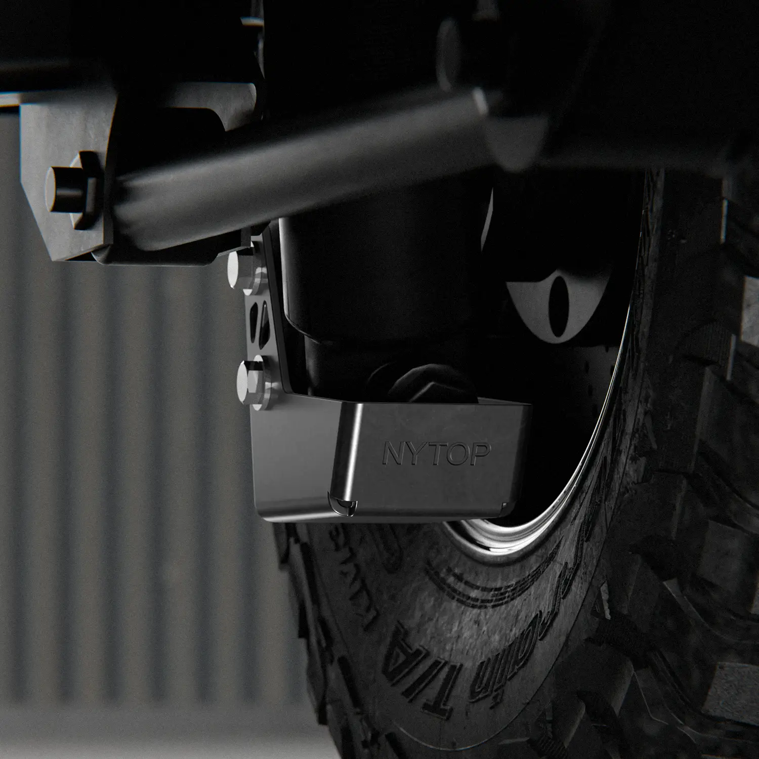 NYTOP 2022-Current Toyota Tundra/Sequoia Rear Shock Mount Skid Plate Kit by NYTOP