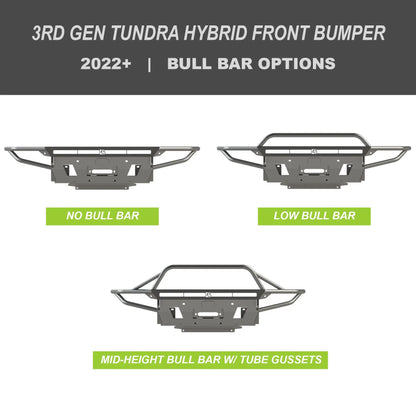 C4 Fabrication Tundra Hybrid Series Front Bumper / 3rd Gen / 2022+ by C4 Fabrication