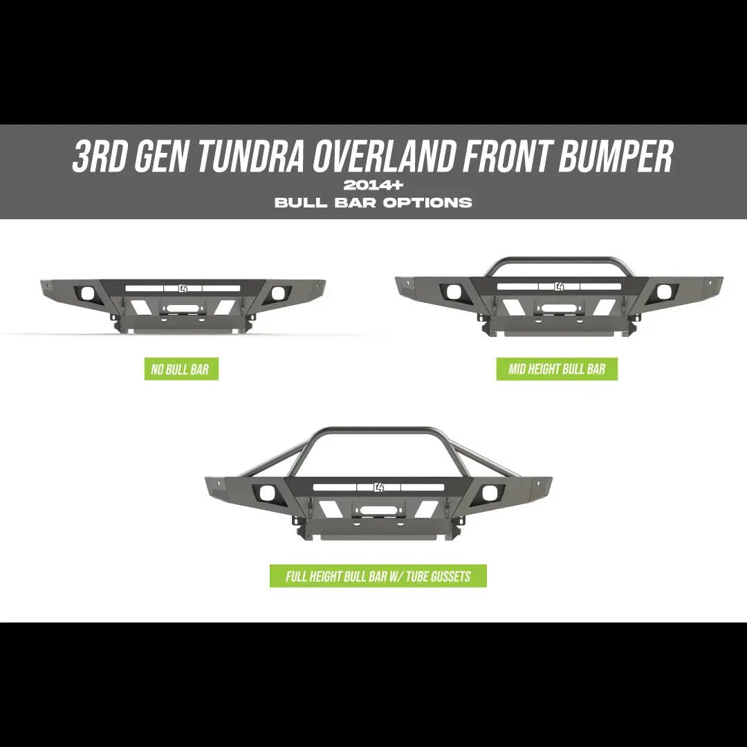 C4 Fabrication Tundra Overland Series Front Bumper / 2nd Gen / 2014-2021 by C4 Fabrication