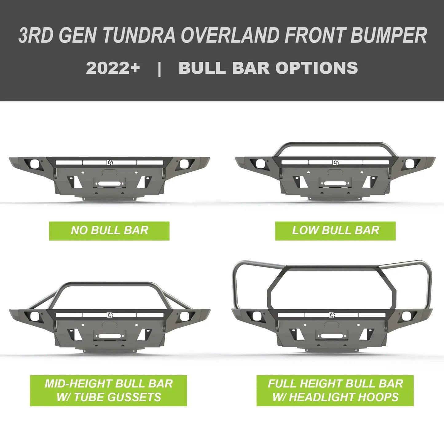 C4 Fabrication Tundra Overland Series Front Bumper / 3rd Gen / 2022+ by C4 Fabrication