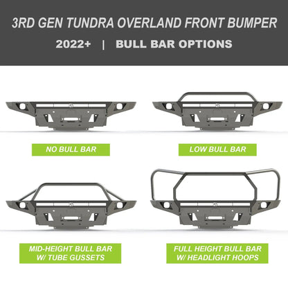 C4 Fabrication Tundra Overland Series Front Bumper / 3rd Gen / 2022+ by C4 Fabrication