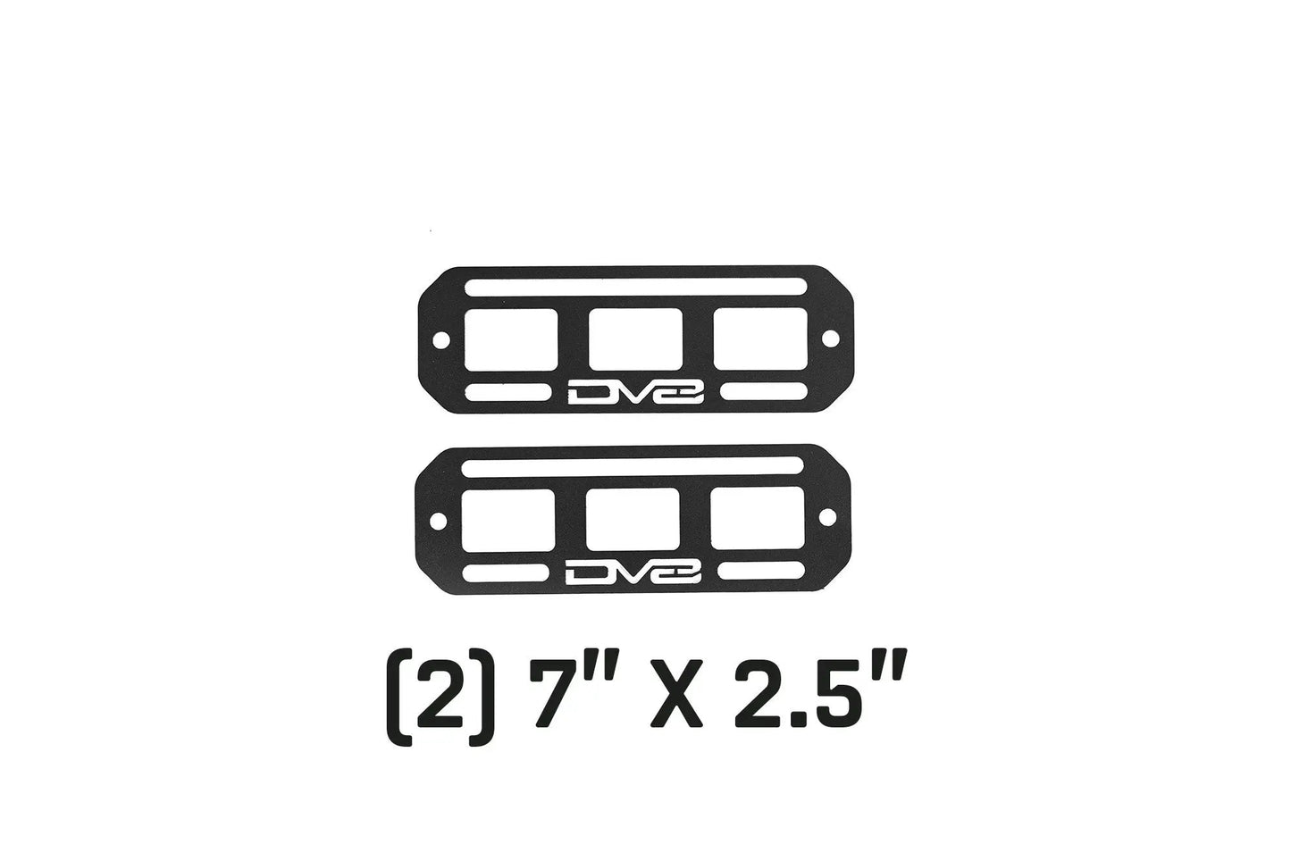 DV8 Offroad Universal Molle Panels - 7" x 2.5" PAIR by DV8 Offroad