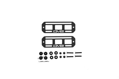 DV8 Offroad Universal Molle Panels - 7" x 2.5" PAIR by DV8 Offroad