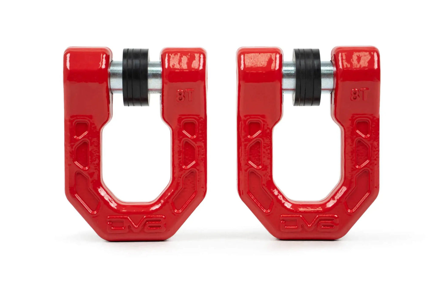 DV8 Offroad Red DV8 Elite Series D-Rings (Pair) by DV8 Offroad