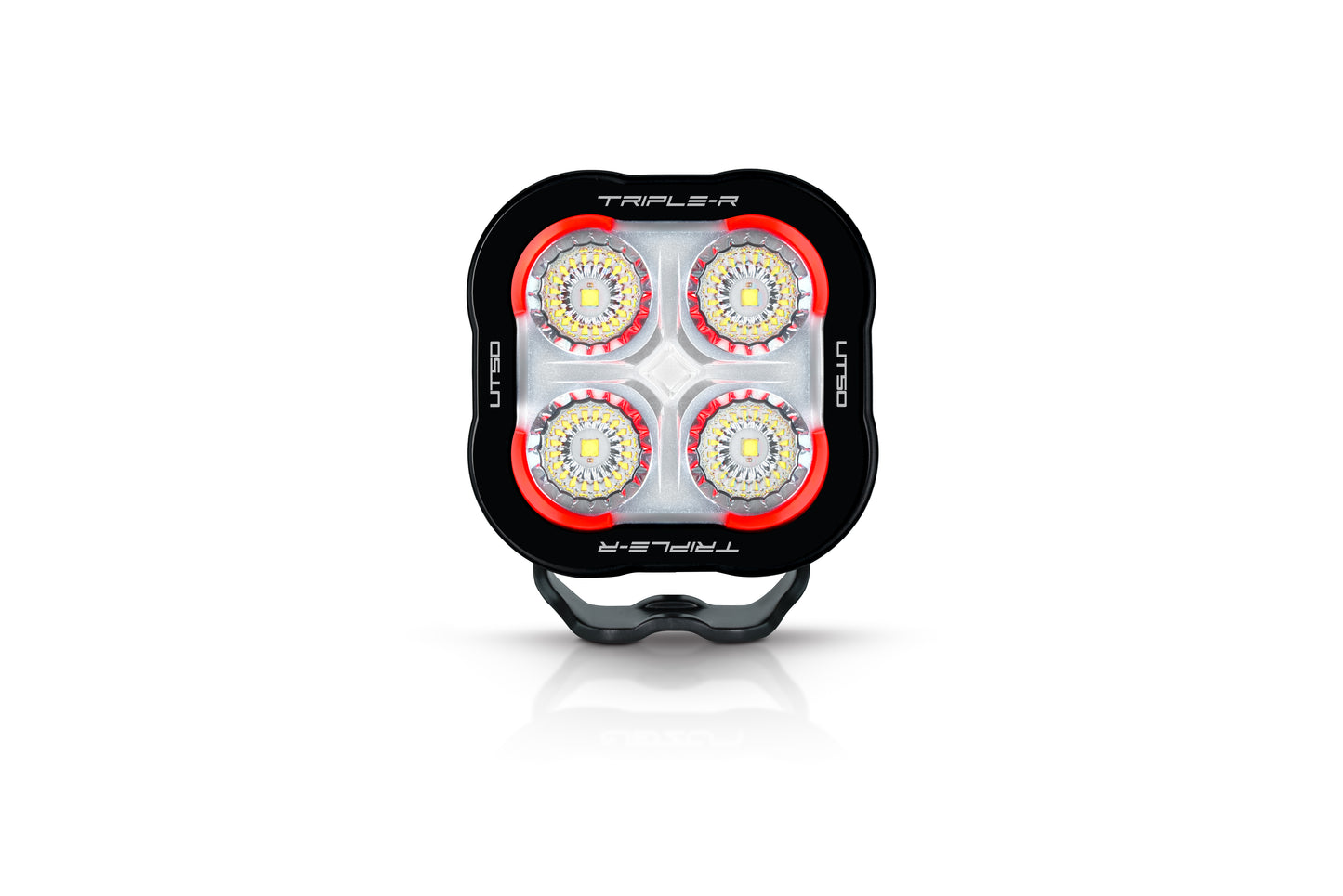 TRIPLE-R-LIGHTS The Utility-50 is able to deliver more than just a high-performance work light. A version of the Utility-50 is available with integrated red tail-light function, Beacon function, or both!