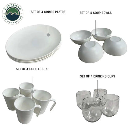 OVS Overland Kitchen Kit - 39 Piece Utensil, Aluminum Storage Box With Custom Cut Foam by OVS