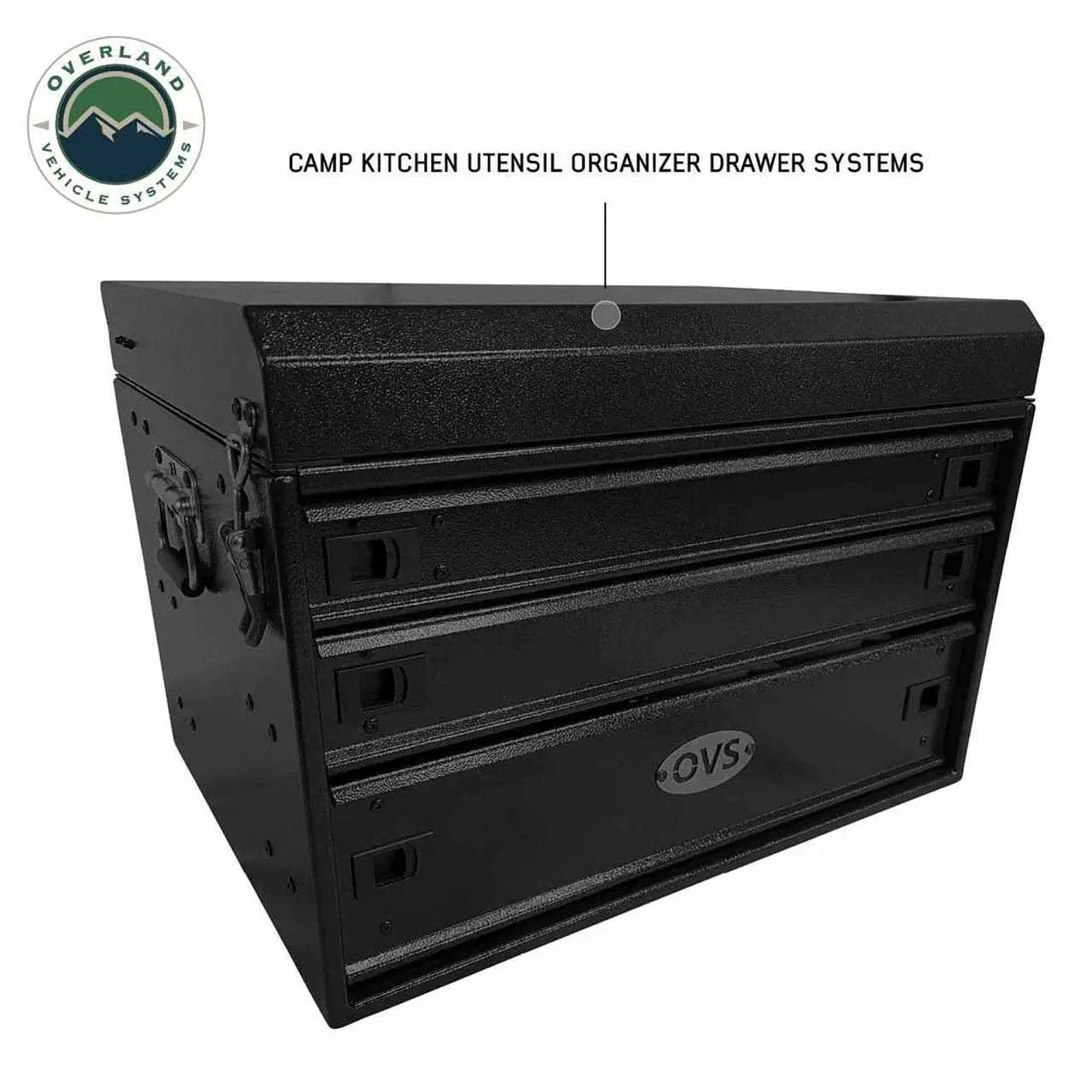 OVS Overland Kitchen Kit - 39 Piece Utensil, Aluminum Storage Box With Custom Cut Foam by OVS