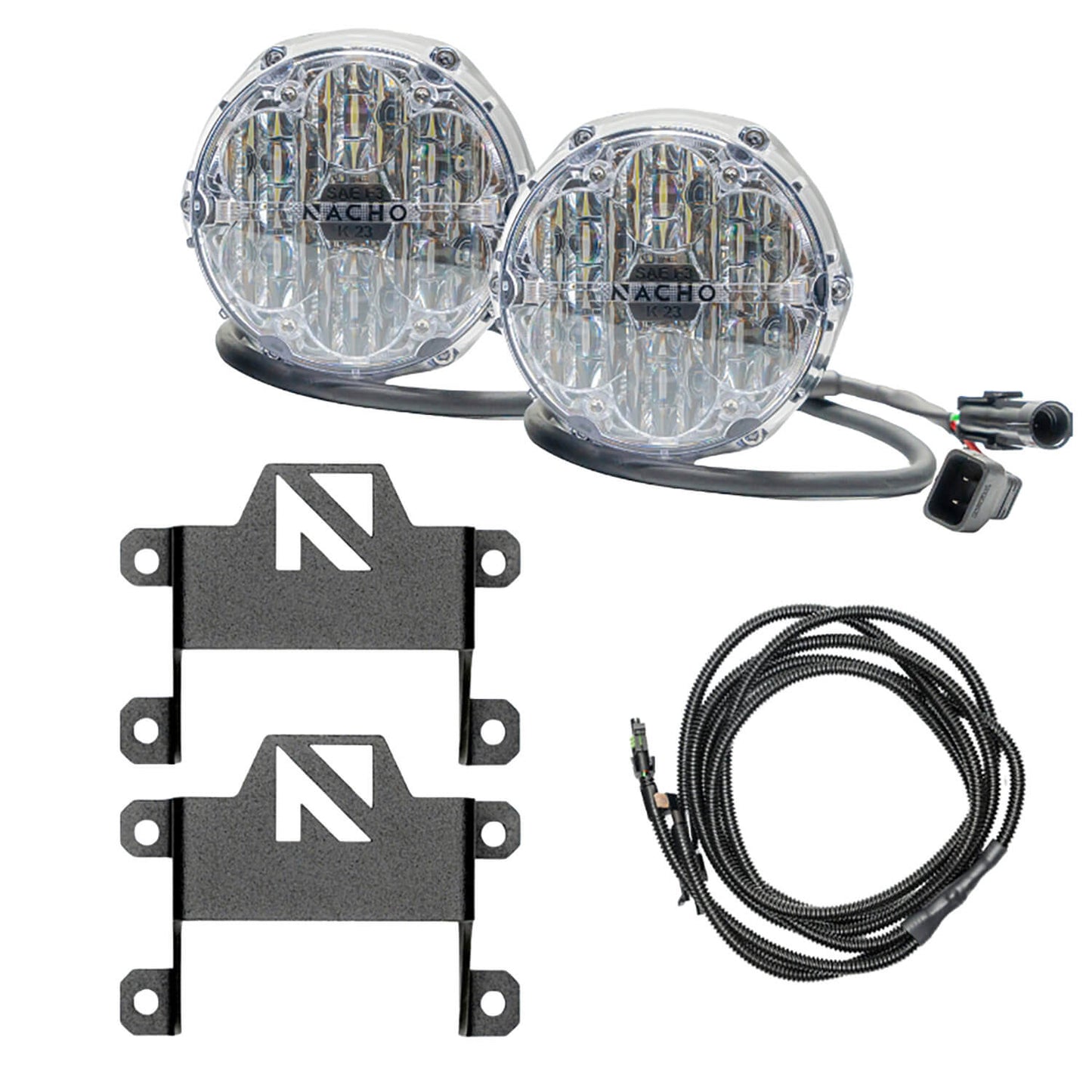ARB NACHO SAE Only White Plug N Play Fog Light Kit