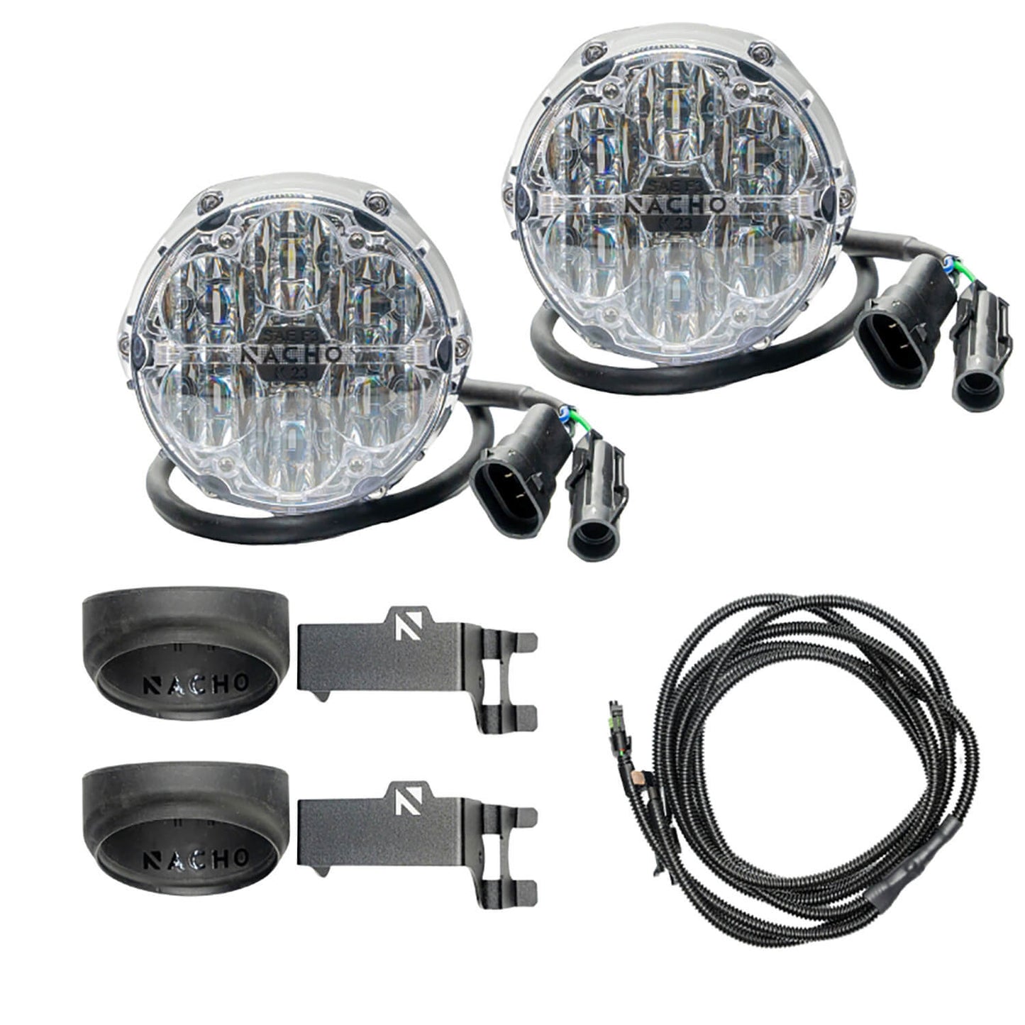 ARB NACHO SAE Only White Plug N Play Fog Light Kit