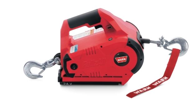 Warn cordless PULLZALL DC powered lifting and pulling tool with single battery