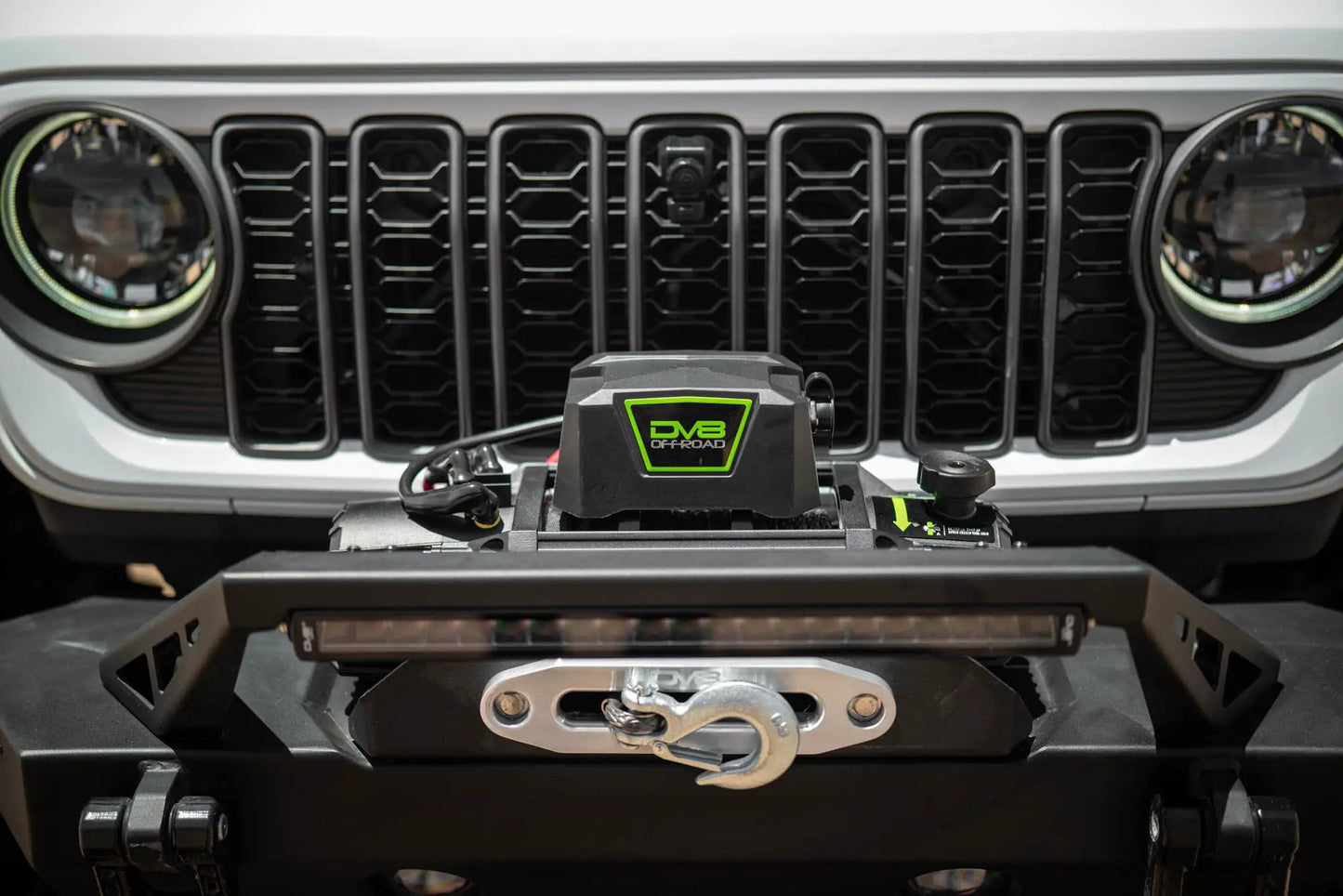 DV8 Offroad Xtract 12k Synthetic Rope Winch by DV8 Offroad