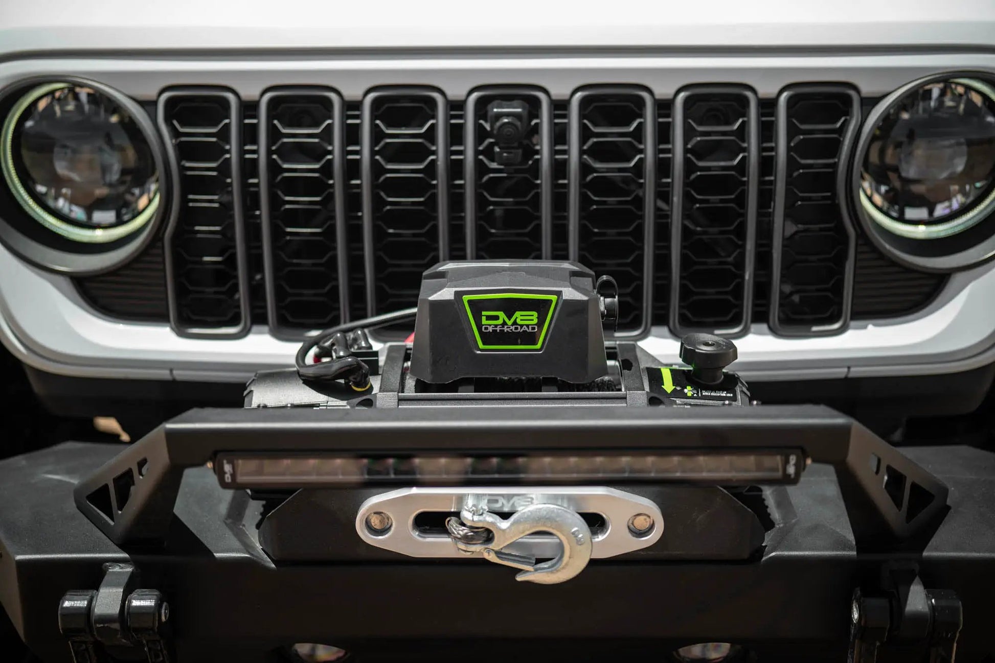 DV8 Offroad Xtract 12k Synthetic Rope Winch by DV8 Offroad