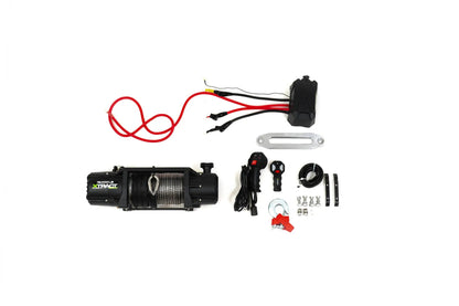 DV8 Offroad Xtract 12k Synthetic Rope Winch by DV8 Offroad