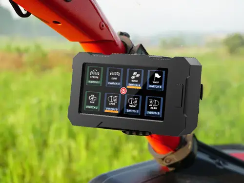 Acumen The Legend Panel with 4.3-inch Touchscreen for 8-Gang in-Car Power Switch Box by Acumen Camera