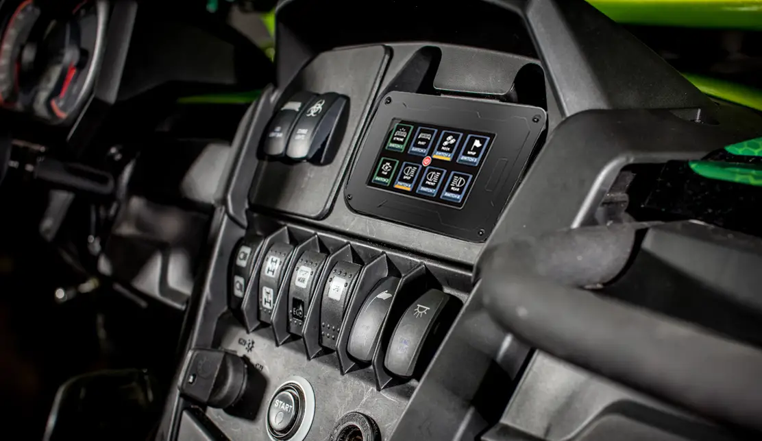 Acumen The Legend Panel with 4.3-inch Touchscreen for 8-Gang in-Car Power Switch Box by Acumen Camera