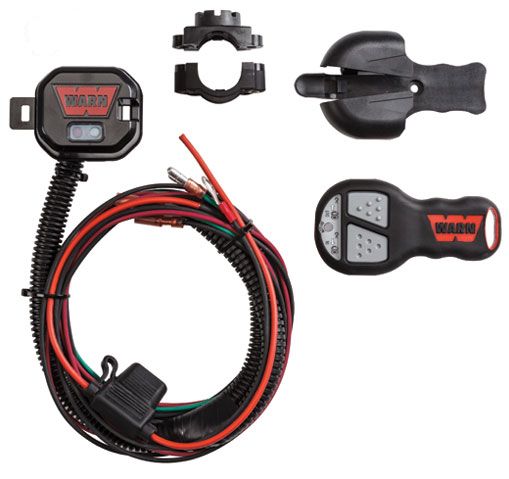 Warn For Use With Warn Powersports Winches; Wireless. Wires directly to contactor.