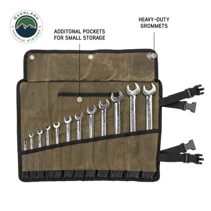 OVS Large Wrench Tool Roll (24 Slot) #16 Waxed Canvas by OVS